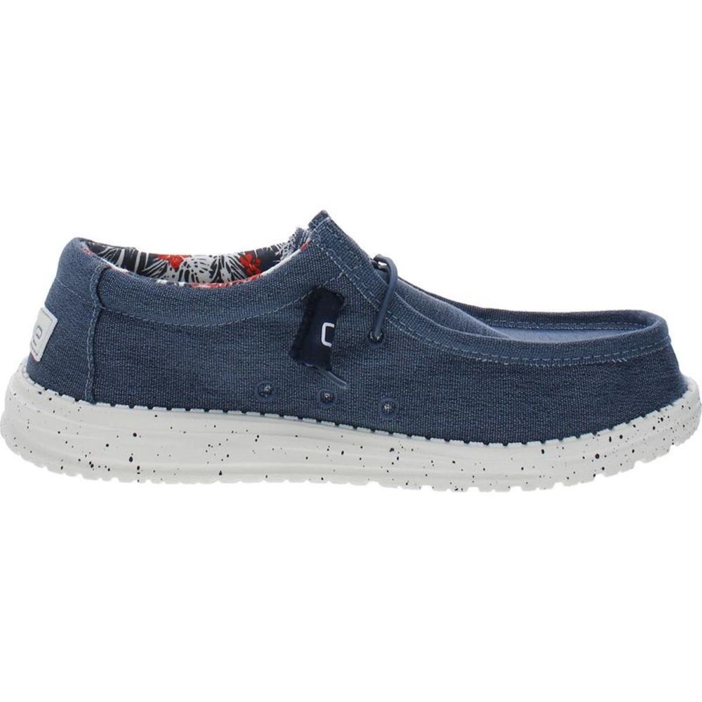 Hey Dude Wally Classic Men's Canvas Slip On Loafer Shoes NWT - Picture 2 of 3